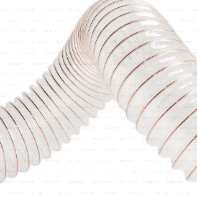 RAREQUIPE PU suction hose 100mm transparent